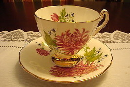 Adderley made in England TEA TIME cup and saucer decorated with Dandalions  - $54.45