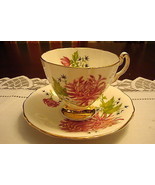 Adderley made in England TEA TIME cup and saucer decorated with Dandalions  - £42.83 GBP
