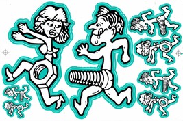 AU187 SCREW HER Scooter Sticker Decal Racing Tuning Size 27x18 cm/10x7inch - $3.99