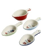Four (4) ~ Pioneer Woman ~ FLORAL MEDLEY ~ Stoneware ~ Measuring Scoops - €25,68 EUR