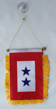 Service Banner (Two Stars) -  Window Hanging Flag - £2.54 GBP