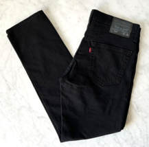 Levi&#39;s 511 Slim Fit Black Denim Jeans Zip Fly #04511-4406 Mens W32 x L30 - £37.92 GBP