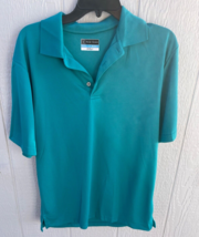 Greg Norman Polo Men S Small GreenShort Sleeve Play Dry Golf Collared NWT - £23.90 GBP