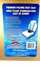 NEW Springfield Marine Coated Vinyl Premium Folding Fishing Boat Seat He... - £38.83 GBP