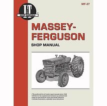 I&amp;T Shop Manuals MF27 Massey Ferguson for Model MF135 Special, MF150, an... - $43.77
