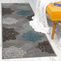 Antep Rugs Alfombras Modern Floral 2x7 Non-Skid (Non-Slip) Low Profile P... - €20,40 EUR