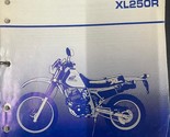 1984 1985 Honda XL250R Servizio Riparazione Negozio Manuale OEM 61KL401 - £62.14 GBP