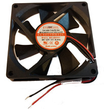 Ec8015Hh12C 80Mm X 80Mm X 15Mm 12V Dc Ball Bearing Fan, 2 Bare Wire - £23.59 GBP