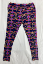 LuLaRoe Size Tall &amp; Curvy Legging Womens Multicolor Stretch Polyester Su... - £9.84 GBP