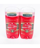 Old Spice Red Label Leather Spice Deodorant Aluminum Free Lot of 3 New - €32,87 EUR