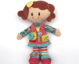 Hasbro Playskool Dressy Kids Girl Soft Doll Learn to Dress - £7.89 GBP