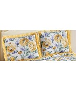 Triple-Ruffle Sham Pomeroy Yellow Standard Double Full - $12.89 CAD