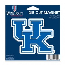 NCAA Kentucky Wildcats 4 inch Auto Magnet Die-Cut Logo by WinCraft - £11.76 GBP