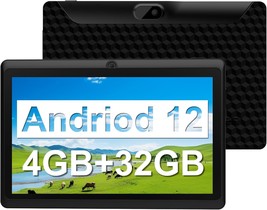 Tablets Android 12 7 inch Tablets 4GB 32GB 1TB Expand 2.4G 5G Wi Fi 6 Dual Camer - £74.65 GBP