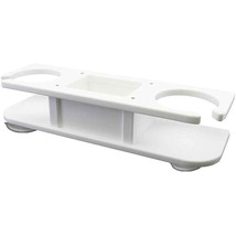 TACO 2-Drink Poly Holder w Catch-All - White - $102.65