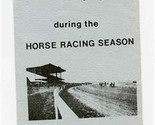 Northwest Orient Airlines Brochure Winnipeg Alberta Horse Racing Season ... - $21.78