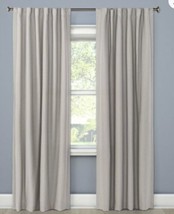 Threshold Blackout Aruba Linen Window Curtain 50” X 63&quot; 1 Panel Gray. M - £19.62 GBP