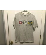 Vintage Disney Store Mickey Mouse Double Sided Shirt Size Large Made In USA - $17.81