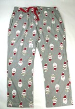 Old Navy Santa Christmas Pajama Pants Gray Flannel Lounge Wear Womens XL... - £15.68 GBP