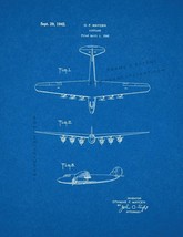 Airplane Patent Print - Blueprint - £6.34 GBP+