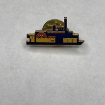 Port Of Cincinnati Ohio Tall Stacks Ship Boat Enamel Lapel Pin Paddle Boat - £6.05 GBP