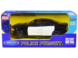 2016 Dodge Charger Pursuit Police Interceptor Black and White Unmarked &quot;Polic... - £31.18 GBP