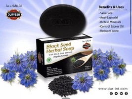 Black seed Herbal Soap 90g  (Nigella Sativa) reduce acne, anti-bacterial - $4.03