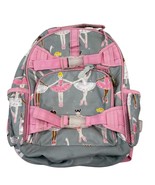 Pottery Barn Kids PBK Mackenzie Backpack Ballerina Print Pink &amp; Gray Design - €16,43 EUR