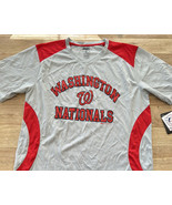 Washington Nationals 2013 Stitches Pullover Baseball Jersey T Shirt Men’... - £26.68 GBP