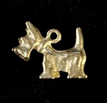 Vintage Sterling Silver Scottish Terrier Charm Scottie Dog 3D Pendant - £13.79 GBP