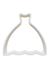 Wedding Dress Outline Celebration Prom Party Cookie Cutter 3D Printed USA PR2312 - £2.42 GBP