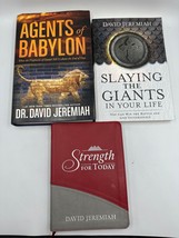 David Jeremiah Books Agents of Babylon Signed Strength for Today Slaying... - £19.28 GBP