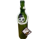Ganz Halloween White Skeleton Wine Bottle Collar  Gift - $7.22
