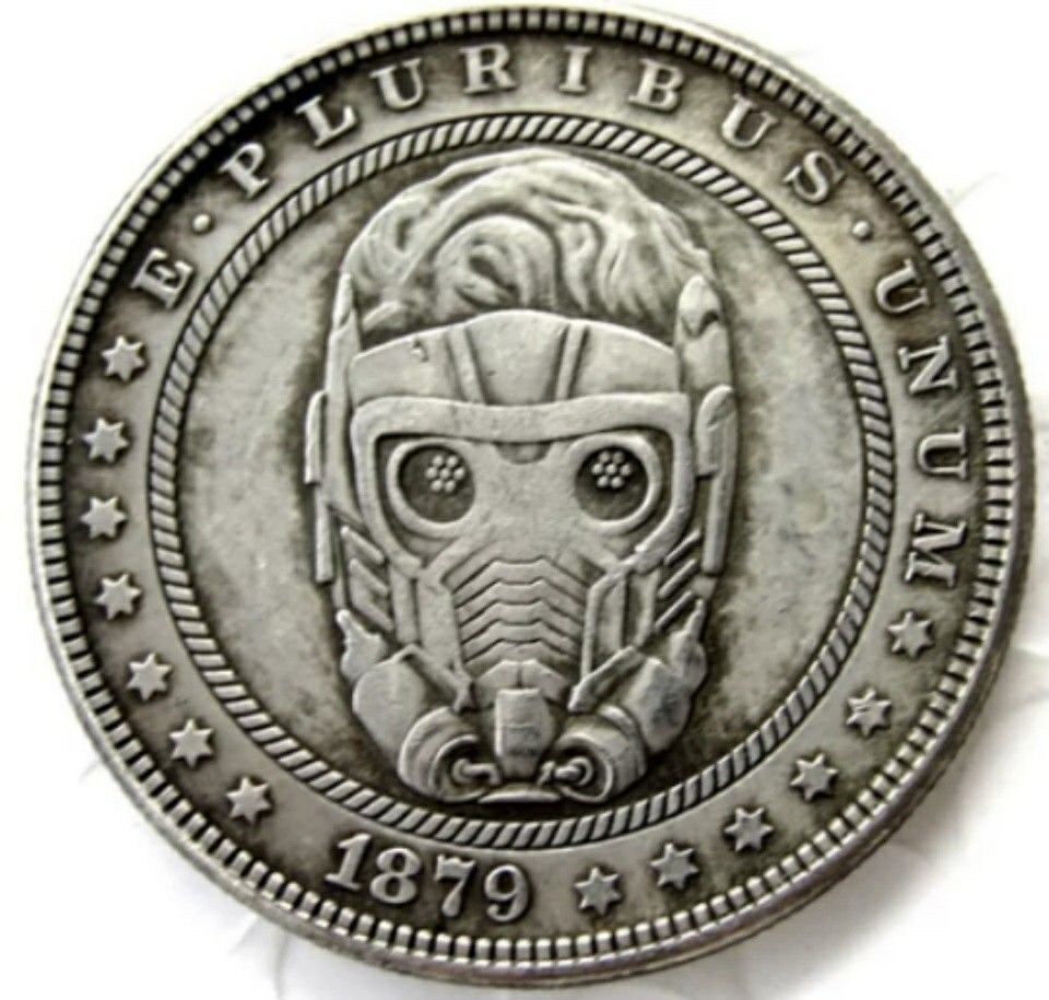 New Hobo Nickel 1879 Starlord Morgan Dollar Guardians of the Galaxy Casted Coin - $11.39