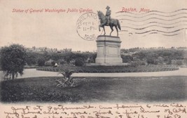 Boston Massachusetts MA Statue General Washington 1906 UDB Postcard C34 - £2.35 GBP