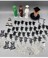 Vintage Graduation Cake cupckae Toppers &amp; Decorations - $163.06 MXN