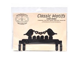 Classic Motifs Love Bird 6 Inch Charcoal Header - $187.14 MXN