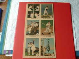 RARE  1959   FLEER   TED  WILLIAMS  UNCUT  6  CARD  SHEET  54/52/50/69/6... - £1,061.94 GBP