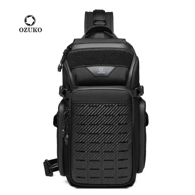OZUKO Flex bag Men Outdoor Sports Tactical Crossbody Sling Bags Male Wat... - $72.50