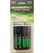 Rechargeable Batteries &amp; Battery Charger -2AAA/2AA - $33.94 CAD