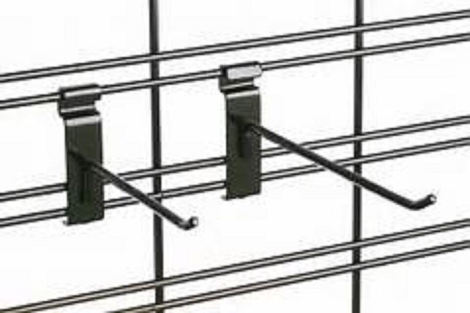 Only Hangers Gridwall Metal Hook Bundle 4&quot; and 6&quot; -20 each - $35.55