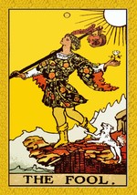 Decoration Poster from Vintage Tarot Card.The Fool.Joker.Wall Art Decor.11377 - £13.39 GBP+