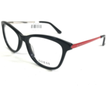 Guess Eyeglasses Frames GU2681 005 Black Red Silver Cat Eye Full Rim 51-... - $51.28