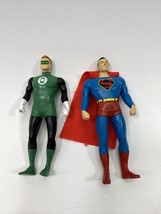 Vintage TM & DC Comics SUPERMAN figurine ( s13) and Green lantern - $11.29
