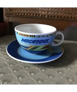 Large Cup and Saucer Good Morning Micardis Bavaria Germany Seltmann Welden - $253.60 MXN