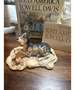 LOWELL DAVIS RFD AMERICA COLLECTION &#39;OZARK BELLE&#39; BEAGLE &amp; TEDDY BEAR FI... - €9,75 EUR