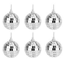 - Silver Reflective Mirror Balls Easy To Hang Suitable For Weddings, Parties And - £10.16 GBP