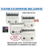 GEIB BUTTERCUT STAINLESS STEEL 4 BLADE SET*Fit Oster A5 A6,Wahl KM5 KM10... - $209.99