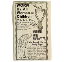 Warren Panty Hose Supporter 1894 Advertisement Victorian Clothing ADBN1bbb - $372.19 MXN