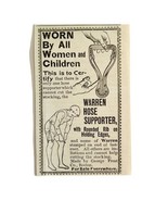 Warren Panty Hose Supporter 1894 Advertisement Victorian Clothing ADBN1bbb - $374.24 MXN